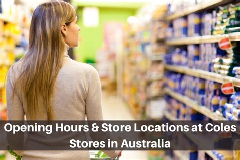 coles australia day opening hours